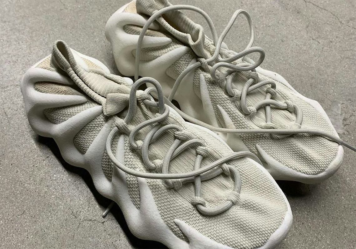 Ye jumped a Paris puddle in the 451. It released a year later, renamed.. A 451 sample in white and grey: sock-like knit collar inside a moulded rib cage.
