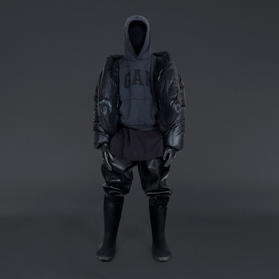 The Dove Hoodie came in one colour for three months: washed black. Washed black, lookbook look 5.