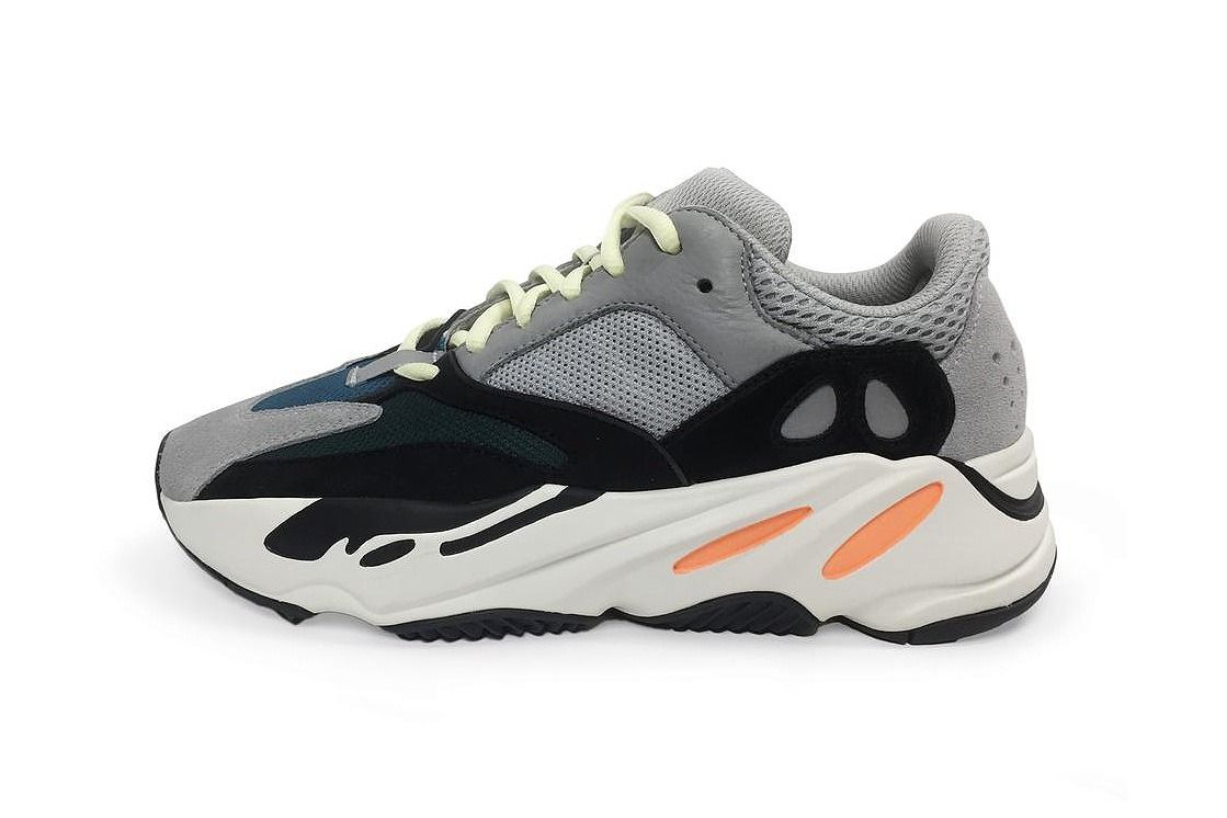 adidas Yeezy Wave Runner 700 sample, black and ash grey, reflective (2017)