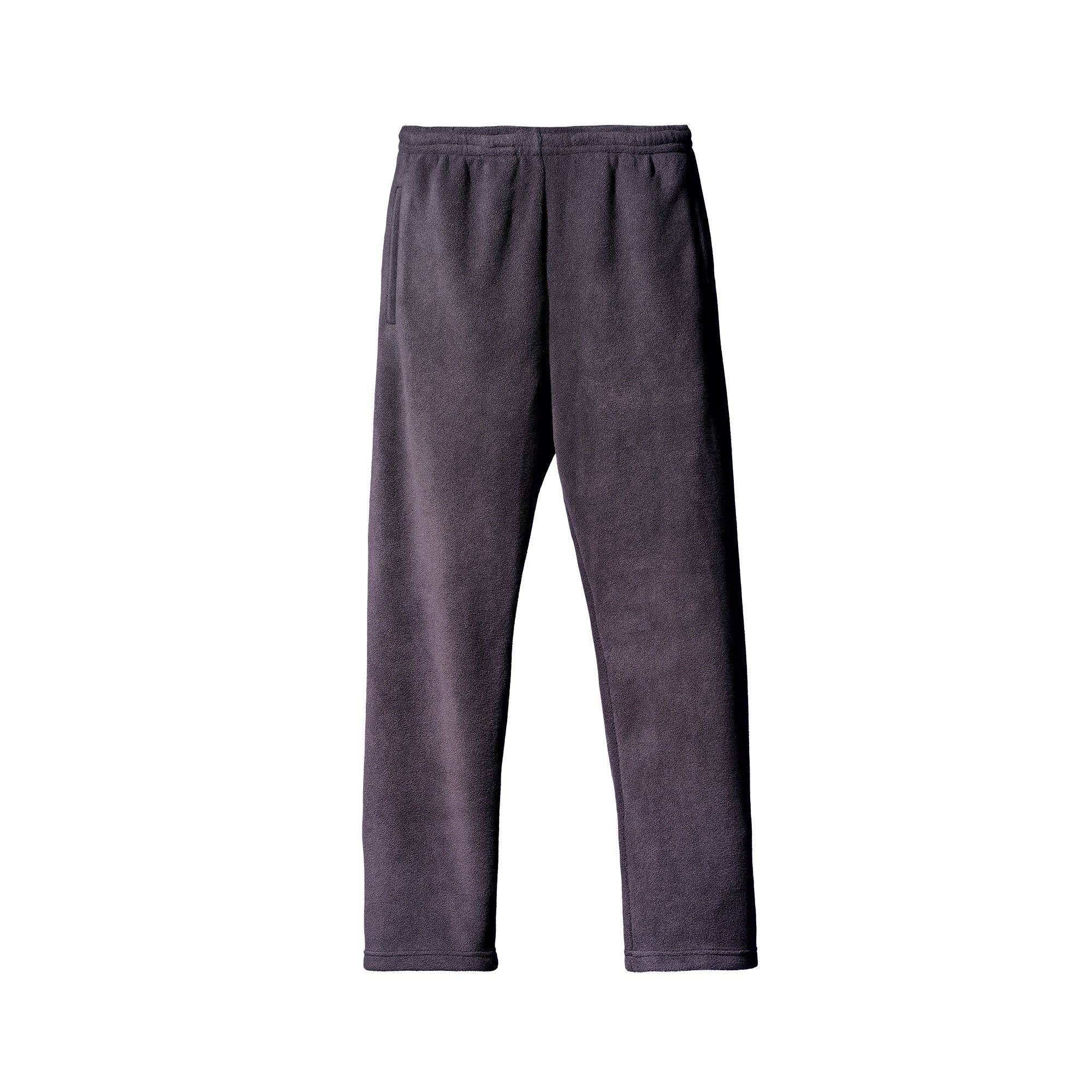 Ye walked out on Gap in September 2022. The Balenciaga drops kept coming.. Black, Polar Fleece Jogging Pant, front.