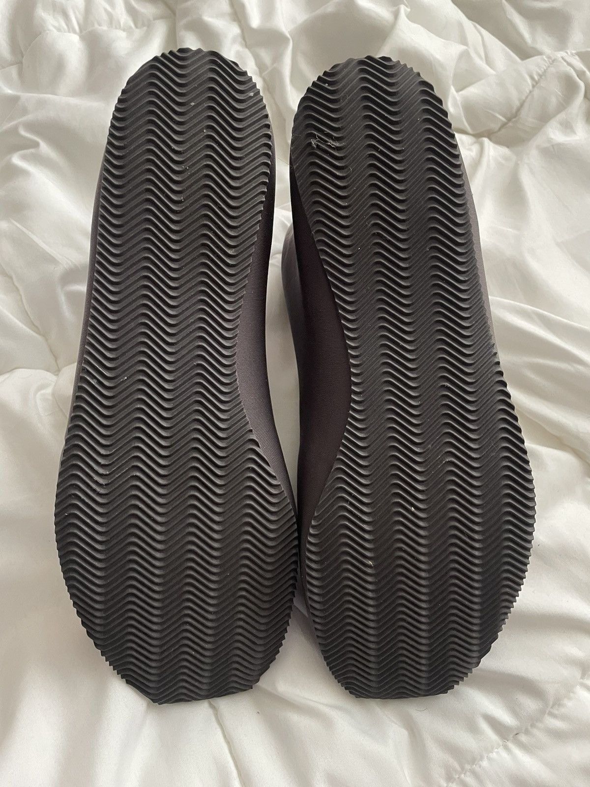 Ye’s choir wore the Scuba at Coachella. It was never sold to the public.. The thin ridged soles.